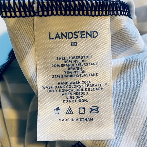 NWOT Lands End tankini top ladies size 8D - Picture 4 of 5